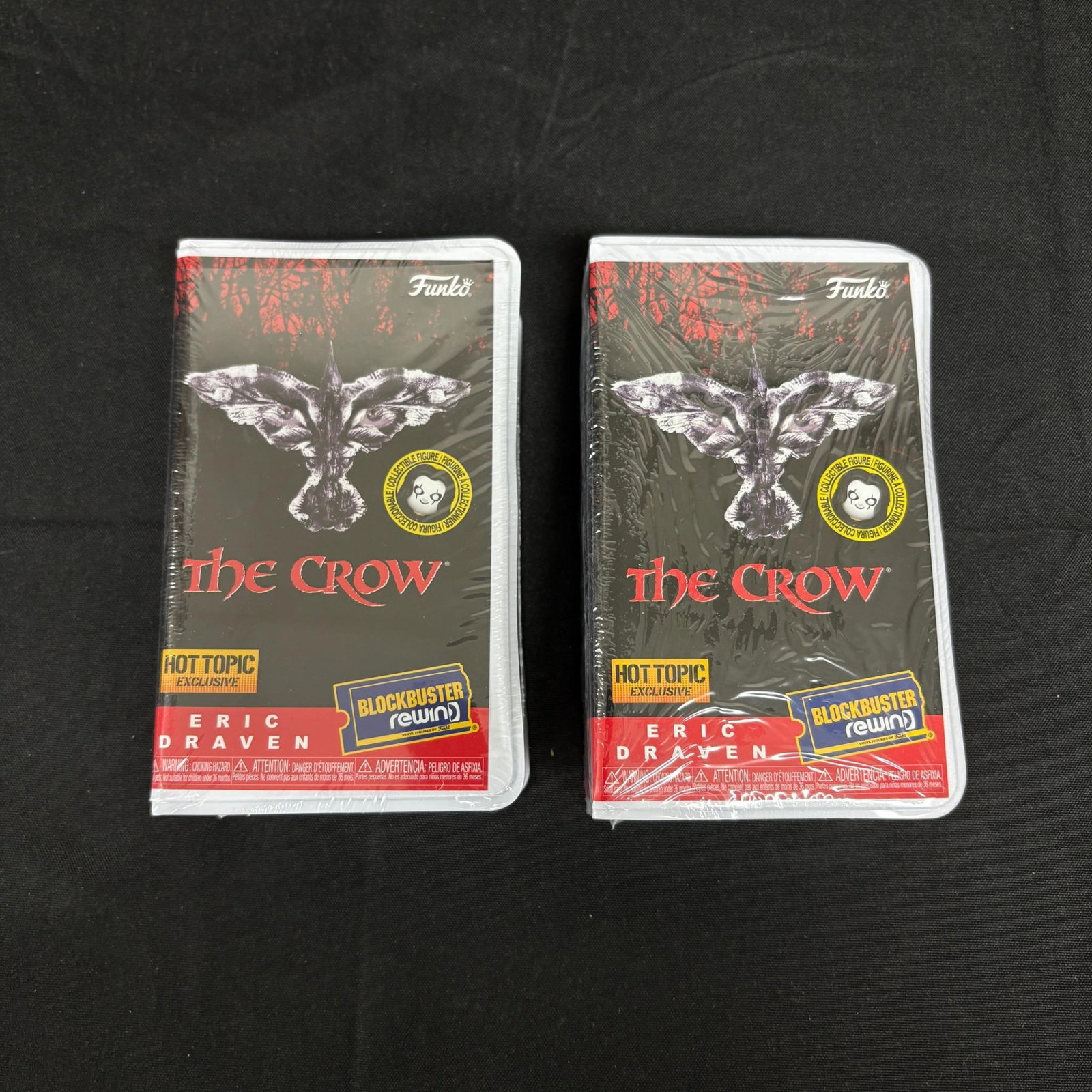 The Crow Hot Topic Exl Sealed Blockbuster Funk: Sealed The Crow Hot Topic Exclusive Blockbuster Rewind Funkos Please look at photos carefully. All sales are final. Items sold as is. We offer virtual and in person previews of any lots up until aucti