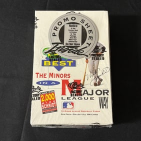Sealed Box of 1991 Classic Baseball Cards