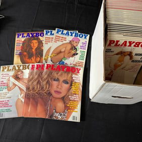 Short Box of Adult Magazines, Duplicates 80s, 90s