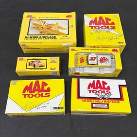 Mac Tools Racing Die Cast Cars, Planes Lim Ed NIB