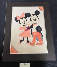 Mickey & Mini Mouse Original Art