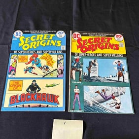 DC Secret Origins 4 & 6 DC Bronze Age Comics