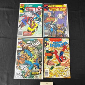 Web of Spider-man Marvel Comic Lot
