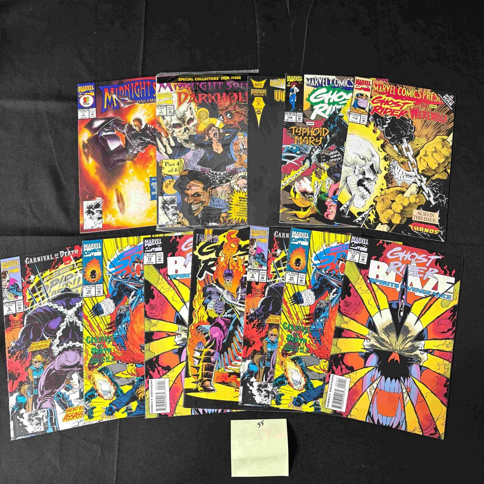Ghost Rider & Midnight Sons Marvel Comic Lot (1 of 1)