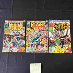 Logan's Run 1-3 Bronze Age Marvel Comics