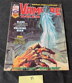 Vampire Tales 9 Feat. Blade Marvel Bronze Age Mag