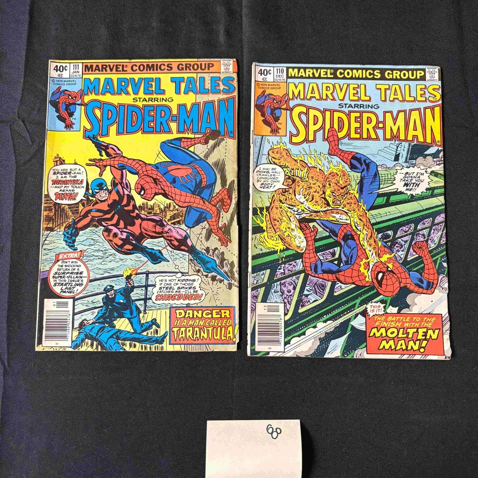 Marvel Tales 110 & 111 Mark Jewelers Insert Comics: We are a veteran owned company. Please look at the Photos Carefully to determine condition of lot. All lots sold as is. Please message if you have any questions. By placing a bid, you agree to the ter