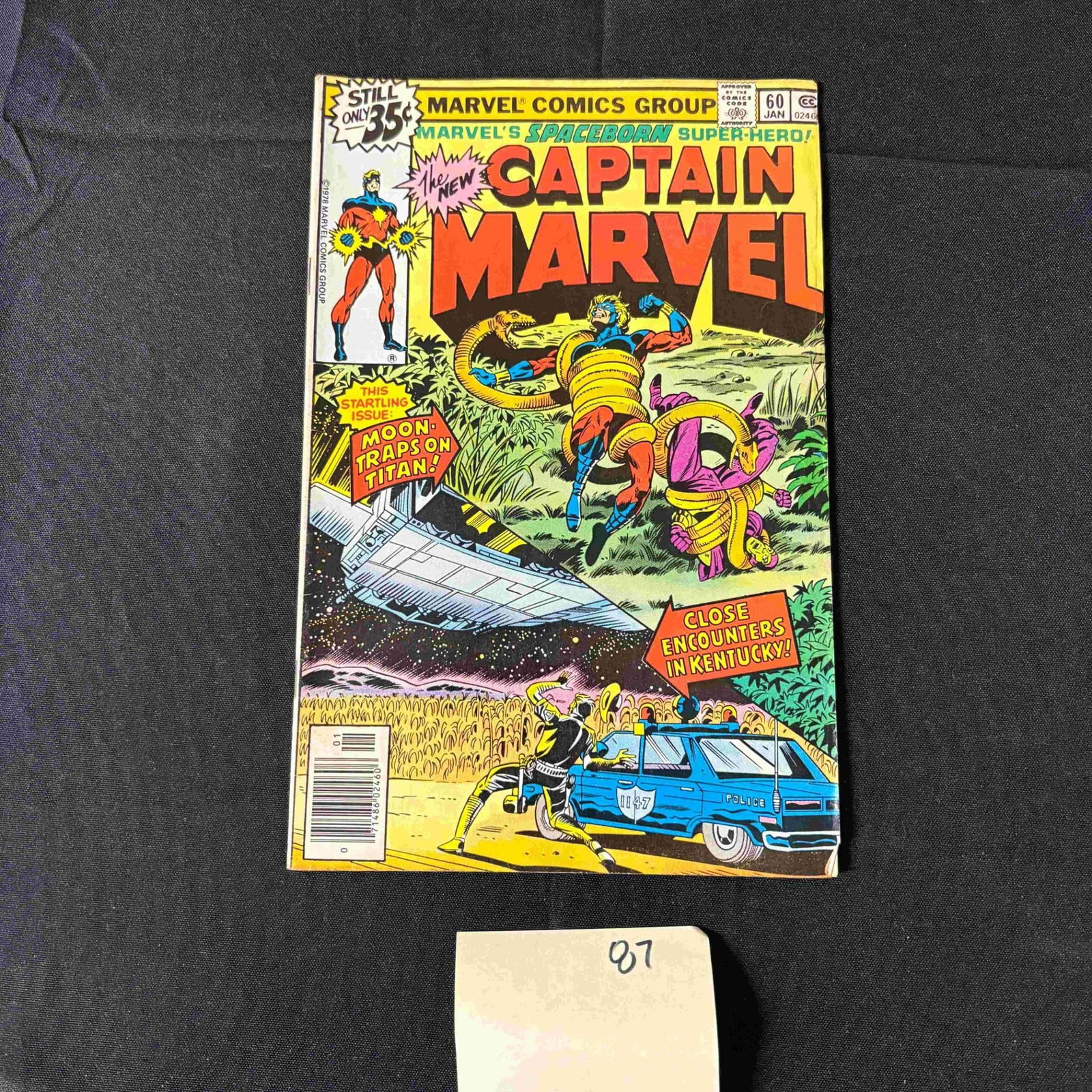 Captain Marvel 60 Mark Jewelers Insert Comic: We are a veteran owned company. Please look at the Photos Carefully to determine condition of lot. All lots sold as is. Please message if you have any questions. By placing a bid, you agree to the ter