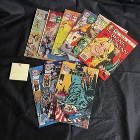 Chartton Bronze Age Comics w/Bionic Woman 1
