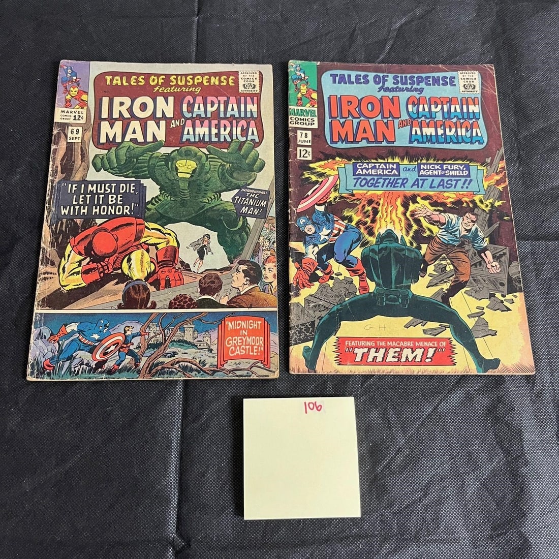 Tales of Suspense 69 & 78 Marvel Silver Age Comics (1 of 2)
