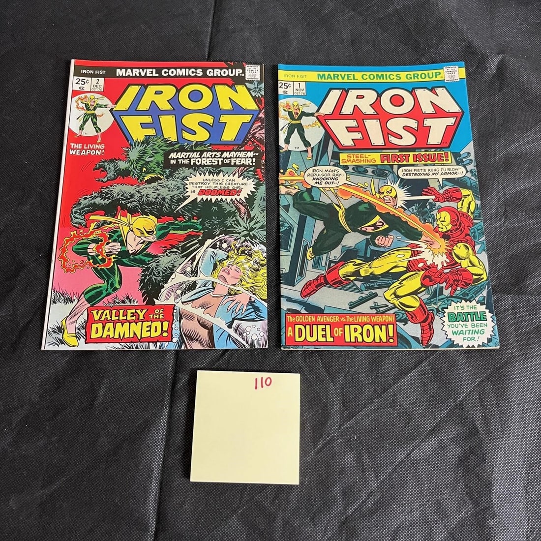 Iron Fist 1 & 2 Marvel Bronze Age Comics (1 of 2)