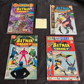 Batman Family DC Bronze Age Comics w/#1 Issue