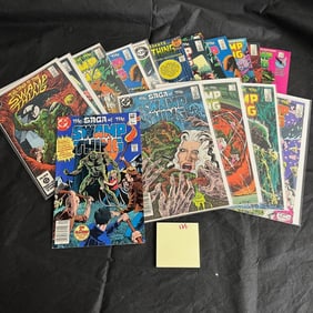 Swamp Thing Comics w/#1 and Alan Moore Issues