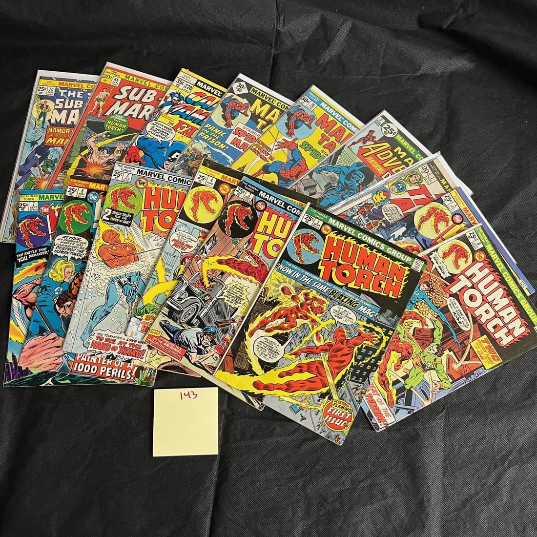 Marvel Bronze Age Comic Books w/Human Torch (1 of 1)
