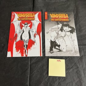 Vampirella vs. Superpowers 5 Variant Cover Comics