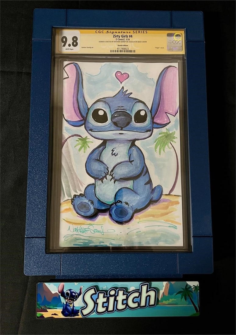 Nathan Szerdy Auto, Full Color Stitch Original Art (1 of 4)