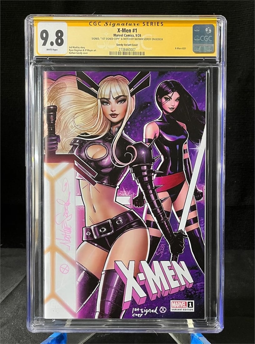 X-men 1 Nathan Szerdy Signed Exclusive CGC 9.8 (1 of 1)