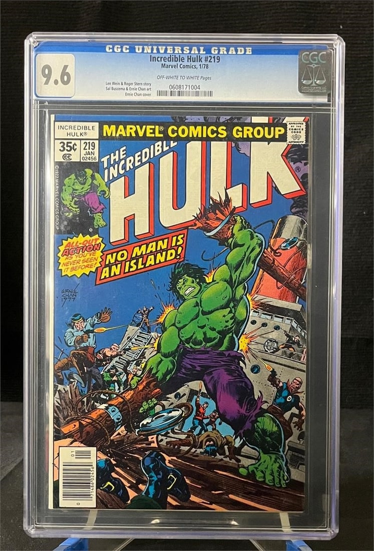 Hulk 219 CGC 9.6 High Grade Marvel Bronze Age (1 of 1)