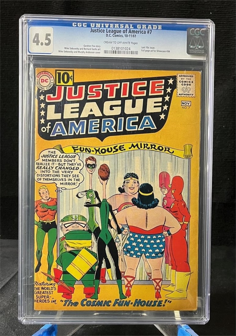 Justice League Of America 7 CGC 4.5 Silver Age DC (1 of 1)