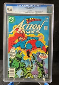 Action Comics 477 CGC 9.6 DC High Grade Bronze Age