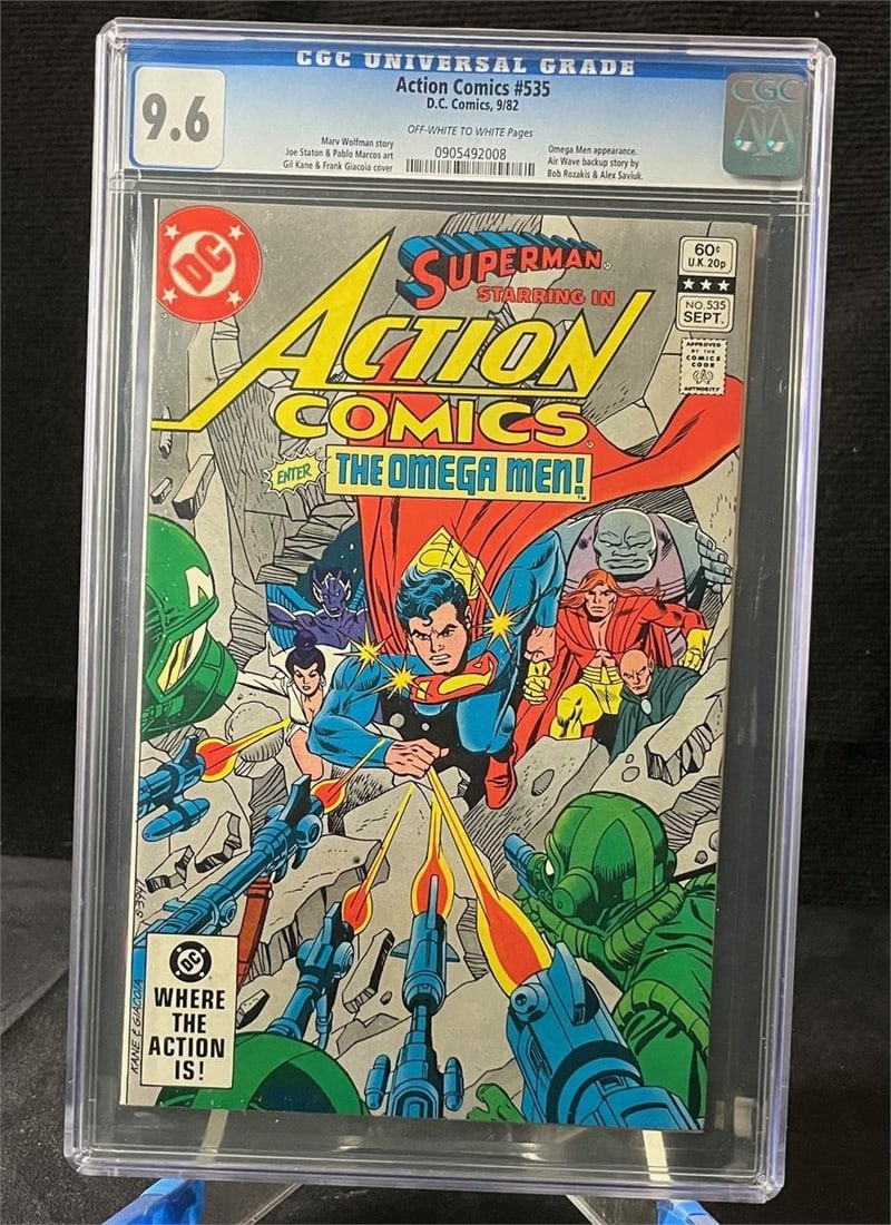 Action Comics 535 CGC 9.6 High Grade DC Bronze Age (1 of 1)