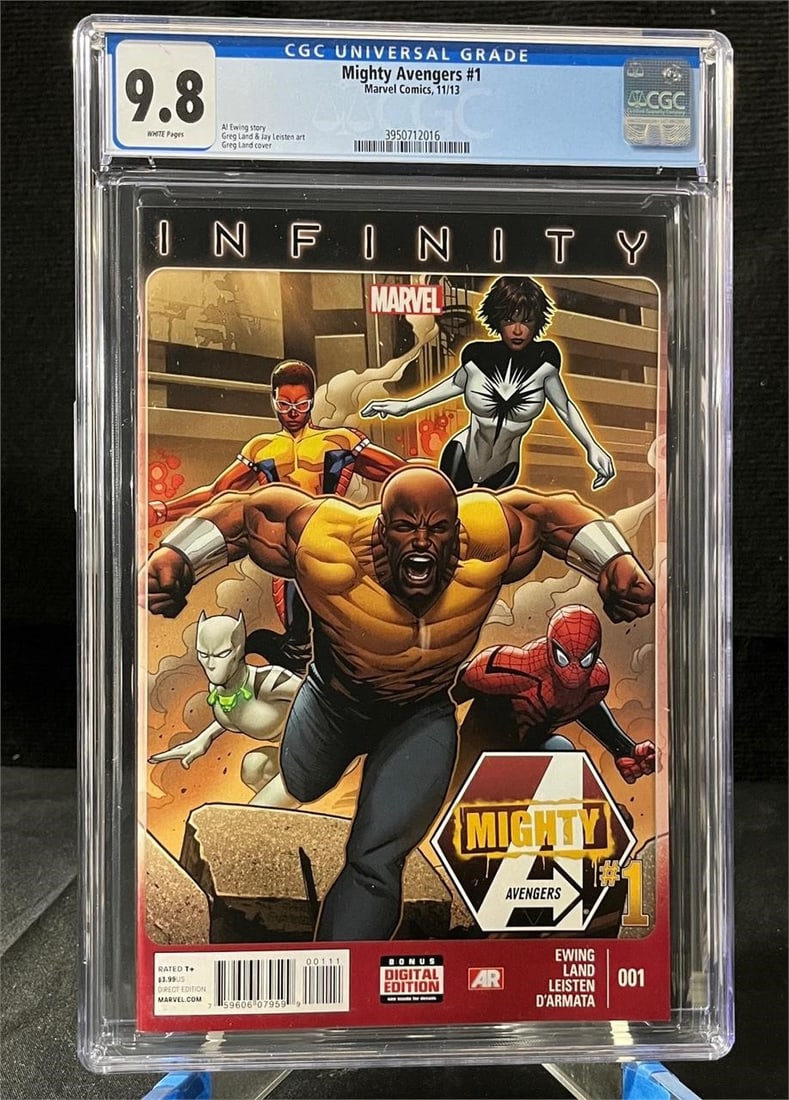 Mighty Avengers 1 CGC 9.8 Comic (1 of 1)