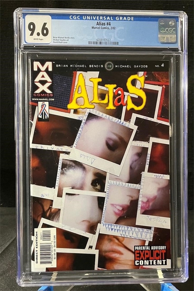 Alias 4 CGC 9.6 Marvel Max Comic (1 of 1)