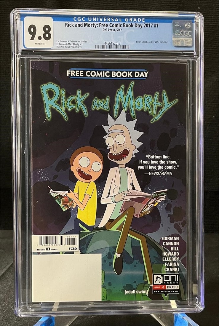 Rick & Morty 1 FCBD Ed. CGC 9.8 (1 of 1)