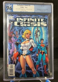 George Perez & jim Lee Signed Infinite Crisis 2