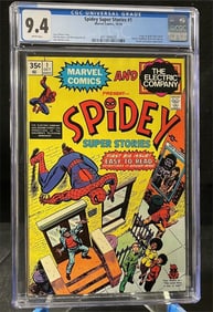 Spidey Super Stories 1 Feat. Spider-man CGC 9.4