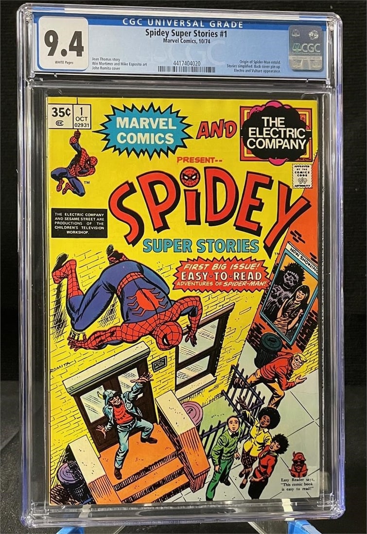 Spidey Super Stories 1 Feat. Spider-man CGC 9.4 (1 of 1)