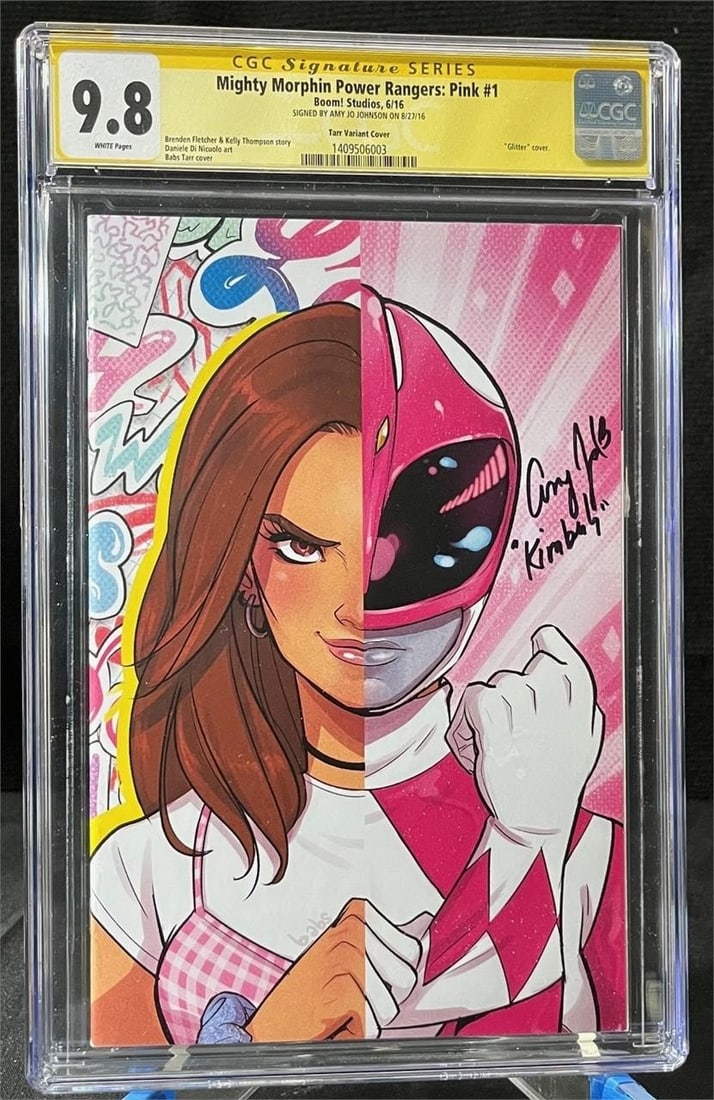 Amy Jo Johnson Power Rangers 1:100 Signed Comic (1 of 1)