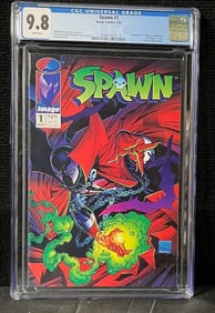 Spawn 1 CGC 9.8 Comic 1st app Spawn