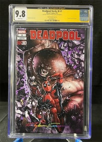 Deadpool Nerdy 30 Signed by Clayton Crain CGC 9.8