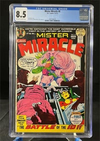 Mister Miracle 8 CGC 8.5 Jack Kirby Art