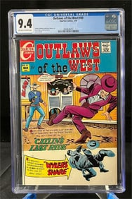 Outlaws of the West 80 CGC 9.4 High Grade Comic!