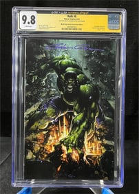 Hulk 6 Signed Clayton Crain Variant Ed. CGC 9.8