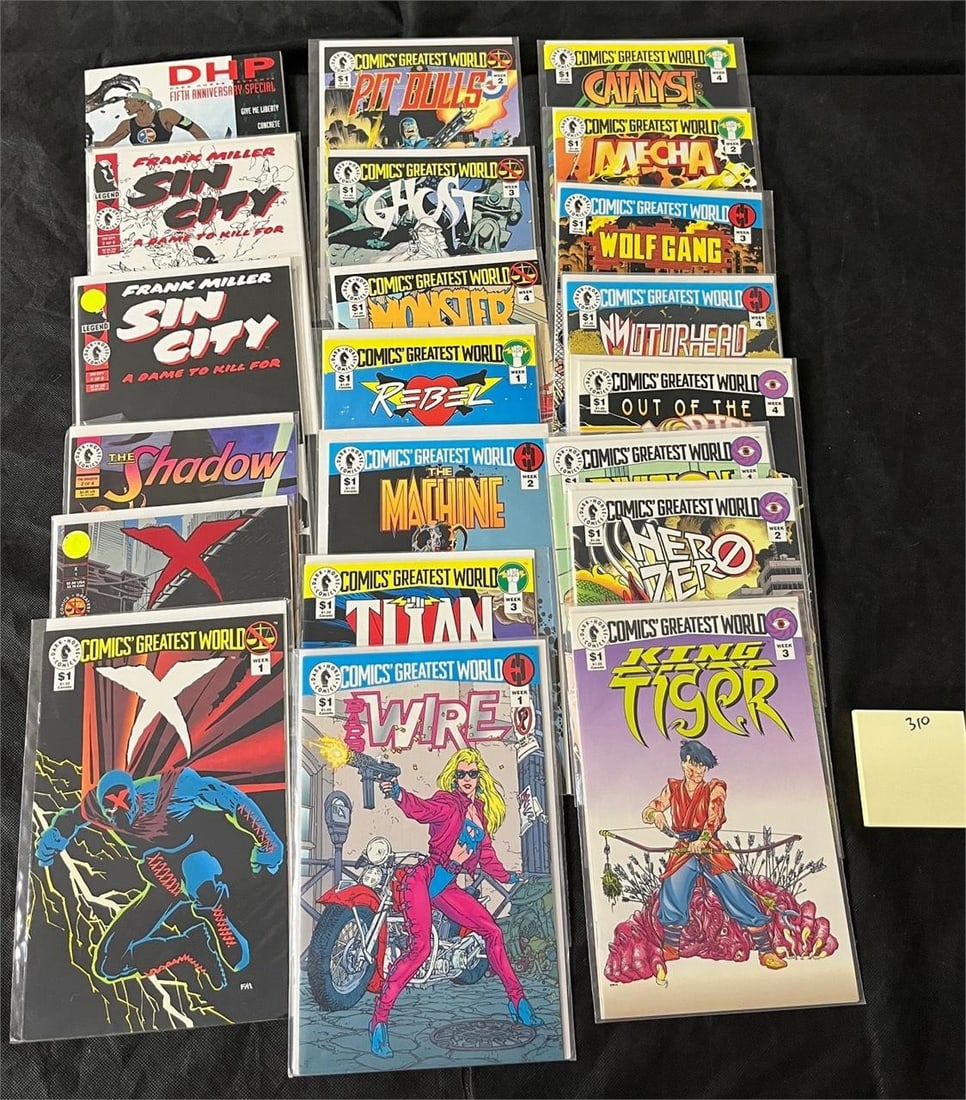 Dark Horse Comics Greatest World 90's Comics: We are a veteran owned company. Please look at the Photos Carefully to determine condition of lot. All lots sold as is. Please message if you have any questions. By placing a bid, you agree to the ter