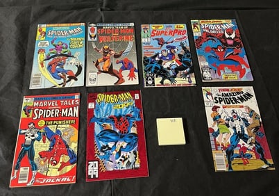 Spider-man Bronze Age Comic Lot w/Key 1st Apps