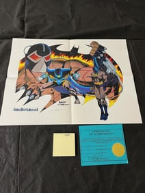 Scott Hanna Signed Color Batman Print