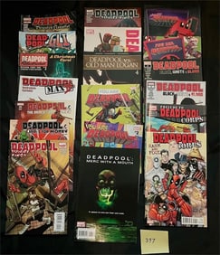 Deadpool Illustrated + Misc. Deadpool Comic Books