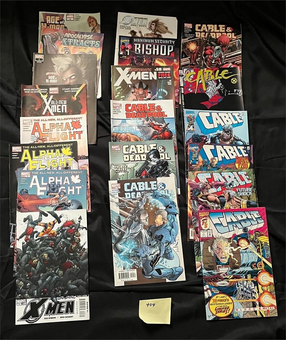 Cable, Deadpool, Alpha Flight Comic Books (1 of 1)