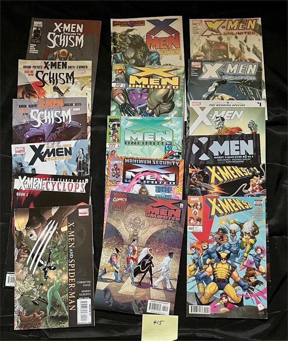 X-men Schism + Misc. X-men Comic Books (1 of 1)