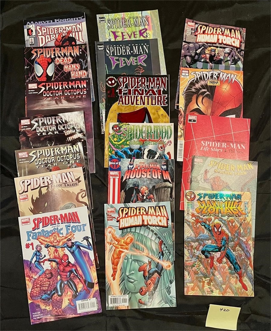 Misc Spider-man Comics w/ Spider-man India (1 of 1)