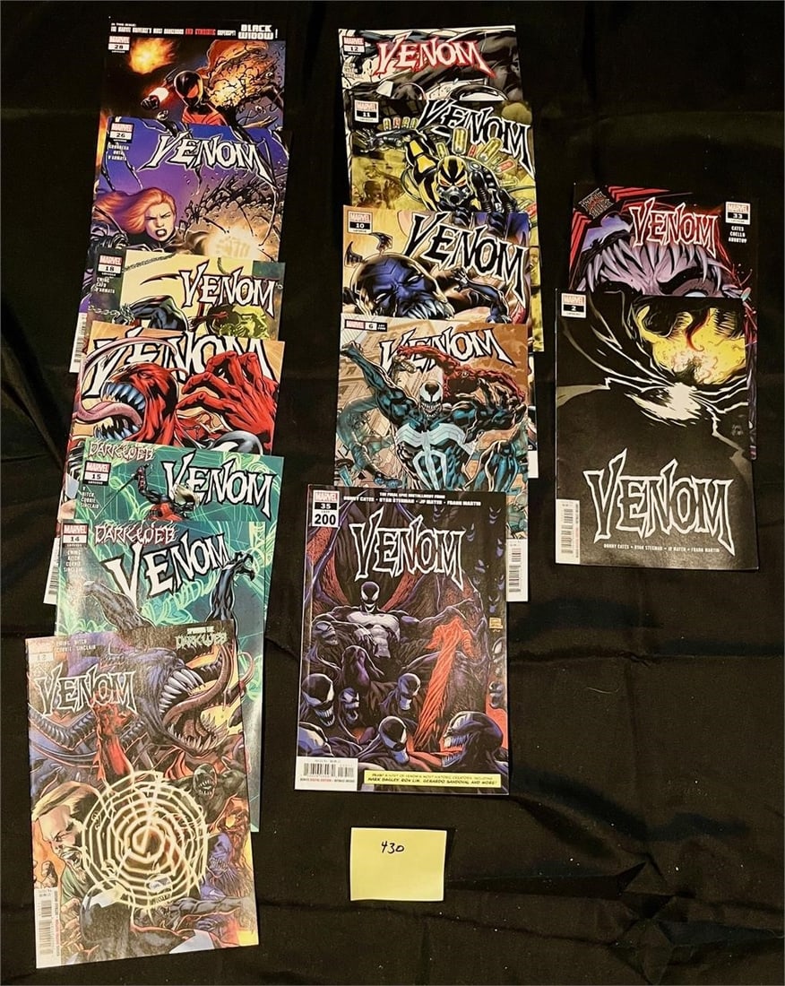 Venom Modern Age Comic Books w/#200: We are a veteran owned company. Please look at the Photos Carefully to determine condition of lot. All lots sold as is. Please message if you have any questions. By placing a bid, you agree to the ter