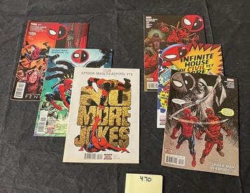 Spiderman/Deadpool Marvel Comic Books