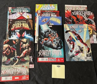 Scarlet Spider + PP Spectacular Spider-man Comics