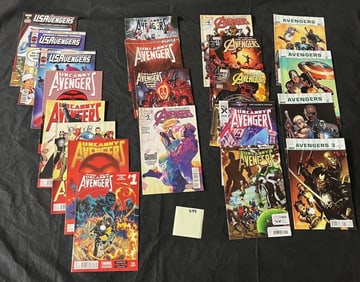 Uncanny Avengers Marvel Comic Books w/#1 Issue