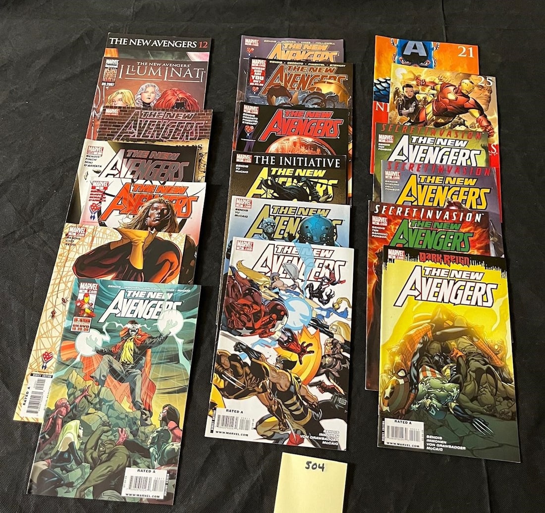 New Avengers + Modern Age Marvel Comic Books (1 of 1)