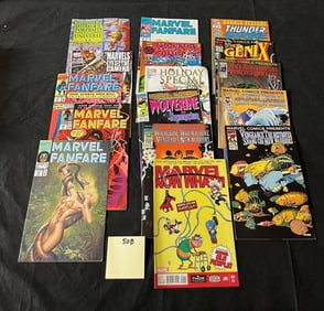 Marvel Fanfare + Copper Age Marvel Comic Books